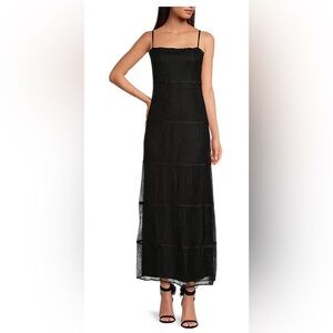 NWT $169 Caelynn Bell x Gianni Bini Lace Sleeveless Long Slip Dress Size 0